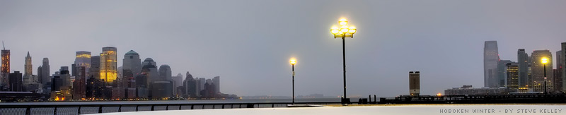 Hoboken Winter - by Steve Kelley