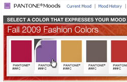 Pantone Moods Facebook Application