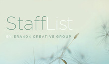 Stafflist, by ERA404 Creative Group
